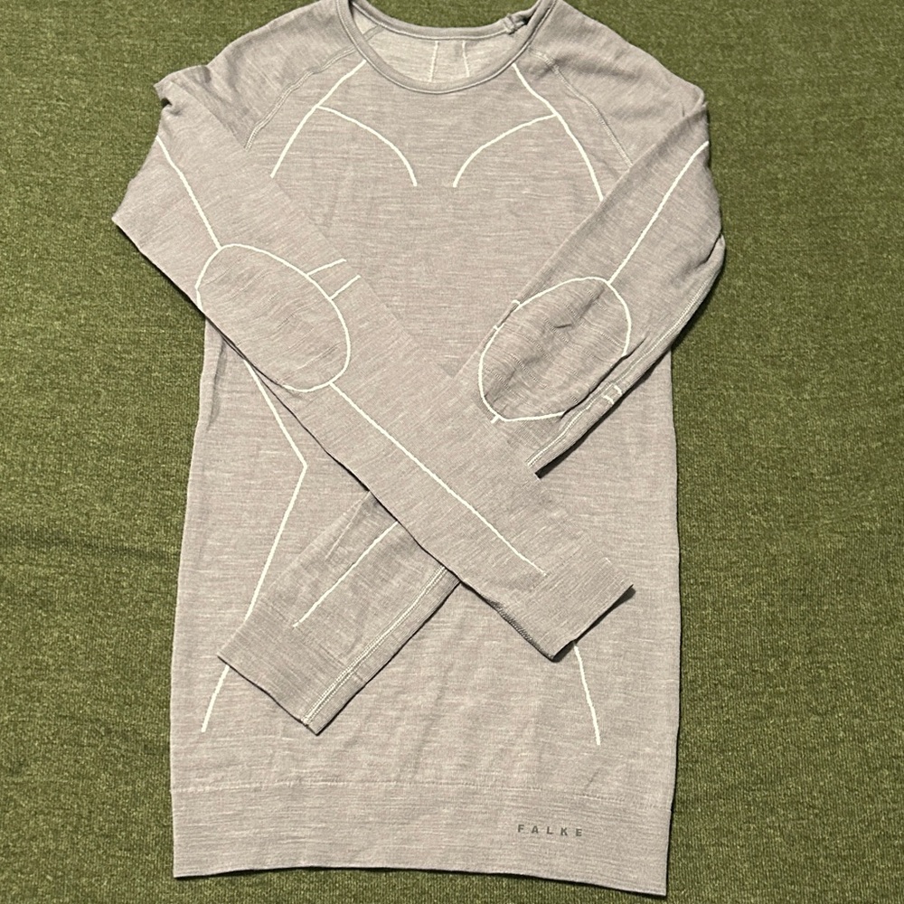 Falke Light Gray Long Sleeve Shirt